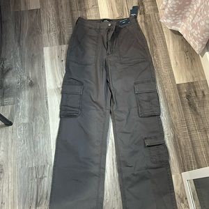 HOLLISTER - Gray Baggy Cargo Pants - Size 27L